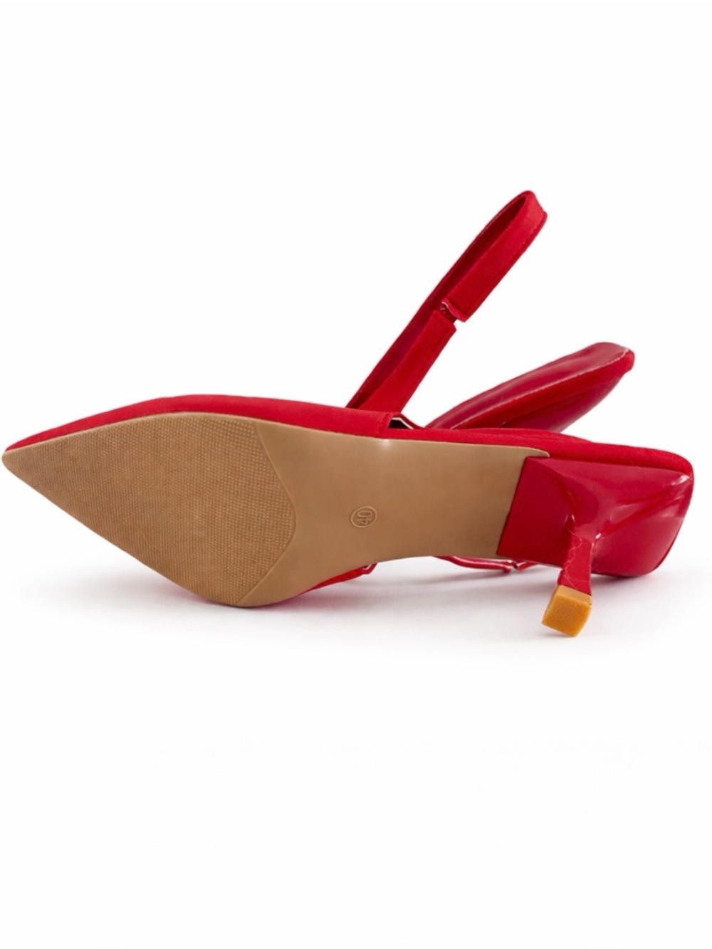 Women's Red Strappy Heels - Size 40 - Picture 2 of 3